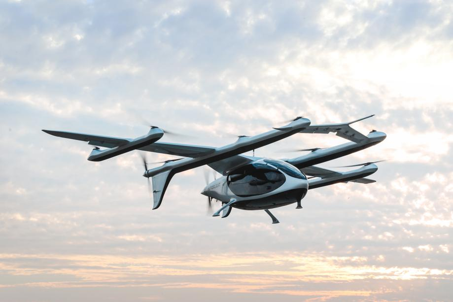 Prosperity, juga dikenali sebagai "teksi udara", dibangunkan oleh AutoFlight, pembangun eVTOL terkemuka yang berpangkalan di Shanghai. (foto/China Daily)